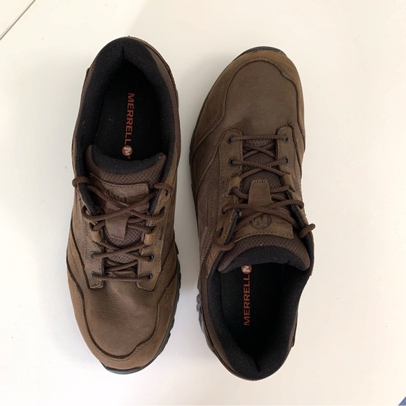Merrell Men's Moab Adventure Brown Leather Shoes ~ 13 - Picture 2 of 8